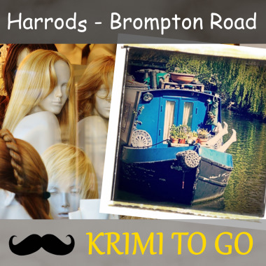 Postkartenkrimi: Harrods - Brompton Road